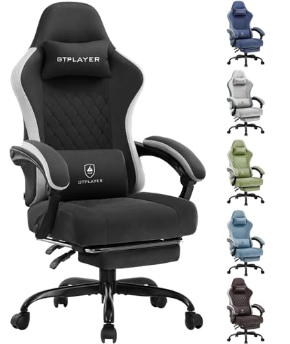 GTRACING ゲーミングチェア ファブリック LR002