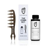 Slick Gorilla Hair Styling Texture Powder and Texture Comb - Matte Hair Powder for Men and Carbon Wide Tooth Comb for Volume, Thickening, Hold - Mens Styling Products, Non-Greasy