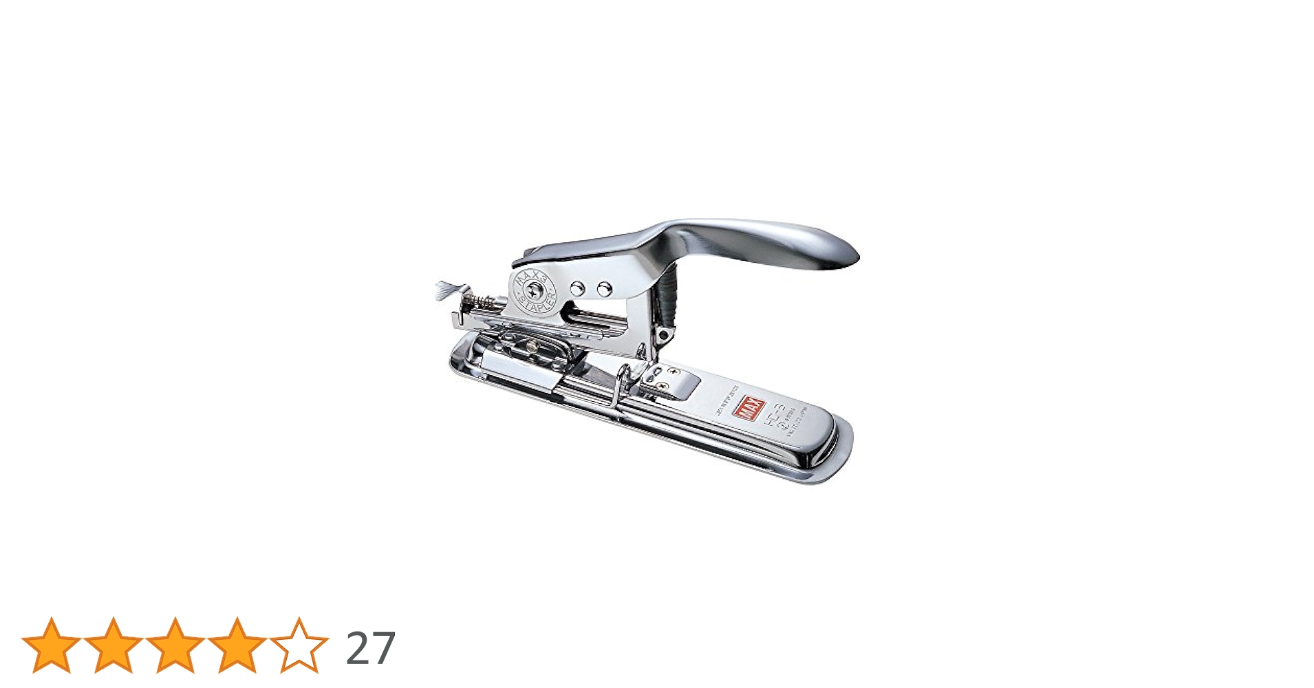 ちゃこ　3box たのめーる】マックス 中型フラットクリンチホッチキス 針付 75