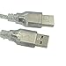 Hxchen 2Pcs 120cm/4ft USB Male to FireWire Cable 4 Pin to 4 Pin Male to Male iLink DV Cable Firewire 400 IEEE 1394 Cord for Computer Laptop PC to JVC Sony Camcorder Clear