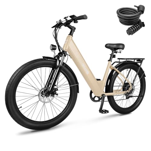 Electric Bike for Adults, Step Thru, Fat Tire, 750W image 3