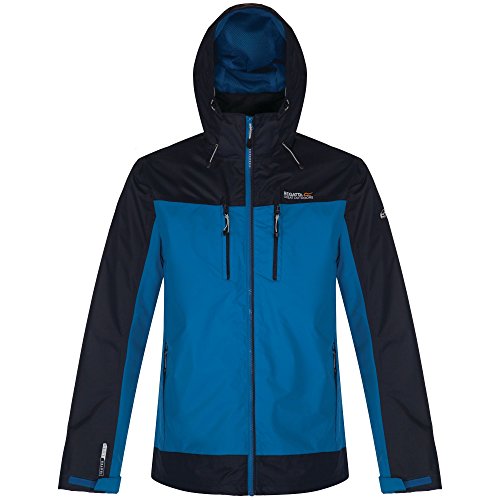 Image of Regatta Calderdale II - Men's Waterproof Jacket, Blue - Imperial Blue/Navy, Size 2XL