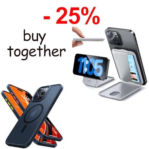 TORRAS Magnetic case & 360Spin Magnetic Wallet Stand