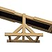 PawHut Hundewippe, Hunde Agility Wippe aus Holz, rutschfest Hunde Agilitäts Rampe für Hunde unter 30 kg, wetterfest Hundetraining Outdoor Hundesport für Balance, 180 x 30 x 30 cm Gelb