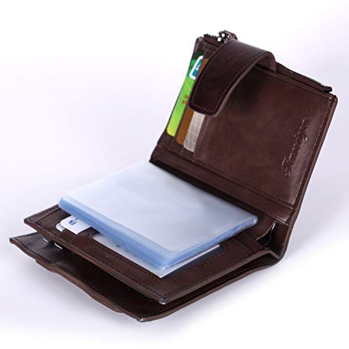 Senkary Set Of 3 - Plastic Wallet Insert Credit Card Holder (20 Page 20 Slots, 10 Page 20 Slots And 10 Page 10 Slots), Translucent #TOP6