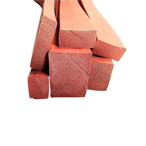 Tira de espuma silicona roja 5mmX5mm para sellado cable 3