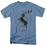 Game of Thrones Baratheon Burst Sigil Unisex Adult T-Shirt, Carolina Blue, Large