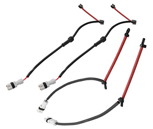 Bapmic 2 Pcs Rear 98761267601 + Front Left 99761275700 & Right 99761275500 Brake Pad Wear Sensor Kit Compatible With Porsche #TOP1