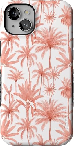 Casely iPhone 15 Case | Perfect Paradise | Tropical Palm Tree Floral | Bold Protective Design | Compatible with MagSafe