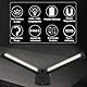 Gym Lamp for Posing,Posing Lampe Magnet,Fitness Posing Lampe,Gym Lichter,Portable Magnetic LED Flashlight with Hanging Hook,7th Gear Dimming,Handheld USB Rechargeable Worklight with 180 Degree Folding