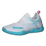 Kempa Damen Wing Handballschuh, Weiß/Aqua, 41 EU