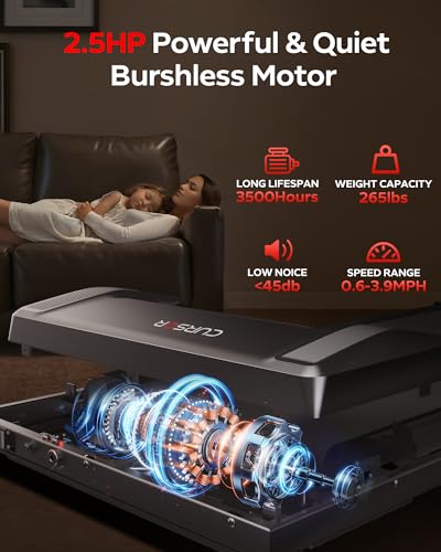 Cursor Fitness Walking Pad Treadmill With Incline thumb #4