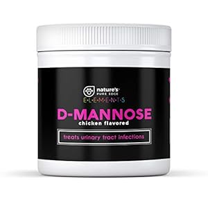 D-Mannose Supplement with Real Chicken for Dogs and Cats. Use for Immediate and Preventative Treatment of Bladder and Urinary Tract Infections UTIs. Stop Kidney Stones. Extra Strength 115 Grams.
