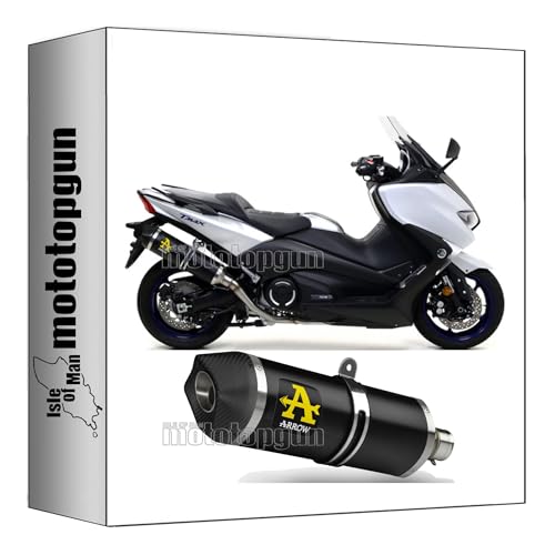 Pot echappement Arrow 73514AKN Tmax 530 17-19 noir carby