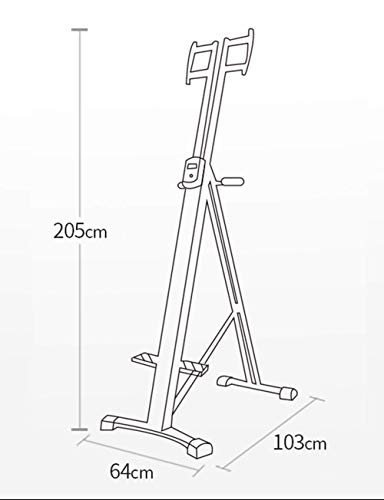 Image of Vertical Mountaineer, Foldable Stepper, Climber Machine, Home Fitness Equipment, LCD Counter, 4 Gears Adjustment, Load-B