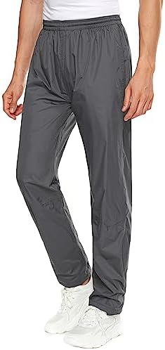 Men’s Rain Pants Waterproof Lightweight Breathable