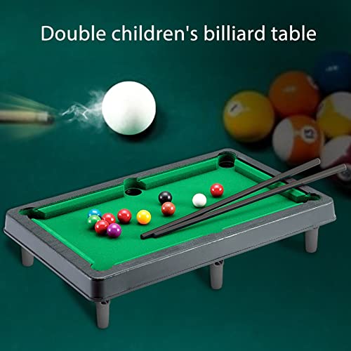 Mini-Billardtisch, Miniatur-Billardspiel-Set, Billard-Billard-Spielset für Desktop-Dekoration, Ornament für,
