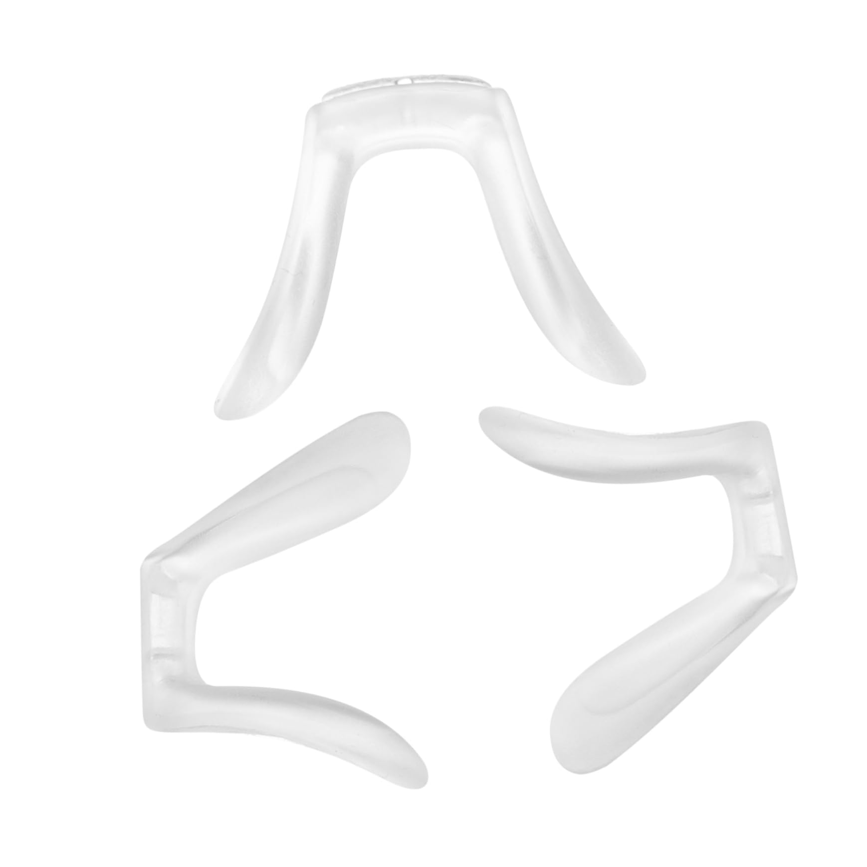 Healeved 12piezas Almohadillas Nasales De Gafas Antideslizantes De Accesorios Cómodos Para Reparación De Gafas Adaptables La Mayoría