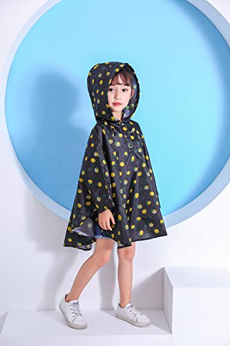 Image of Freesmily Kids Cute Raincoat Waterproof Rain Poncho Jacket Coat for Girls Boys