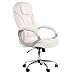Produktbild MY SIT Bürostuhl Chefsessel Kunstleder Weiß Design Milano Deluxe mit Armlehnen