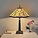 errzom Tiffany Table Lamp Base with 2 Lights, Only 28