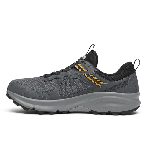 Saucony Men's Excursion TR17 GTX Hiking Shoe, Shadow/Black, 10.5