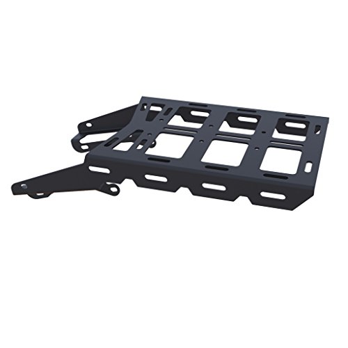 Cargo Rack Luggage Carrier Utility Rear Tail Holder Black Powdercoat fits: 08-16 Yamaha XT250 - Immix Racing - 100-005-black - Thumbnail 2