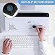 Hivexagon Whiteboard für den Schreibtisch mit 4 Fächern, Steckplatz für Telefon-/Tablet-Halterung + zusätzliches magnetisches Mini-Whiteboard und Zubehör, perfekt für Memos und To-Do-Listen