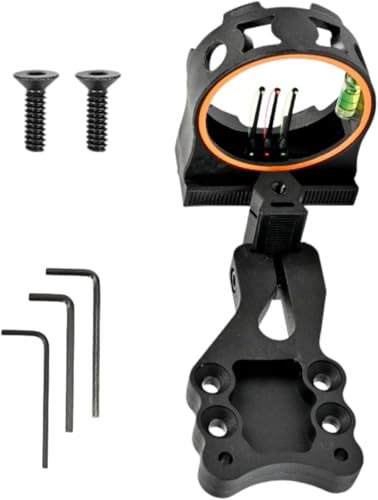 Tiro con arco Visor de arco de 3 pines Micro Ajustar 3 Pin Bow Sight Viseras para Arco Compuesto Aleación de aluminio Apuntado arco para la práctica de tiro al objetivo