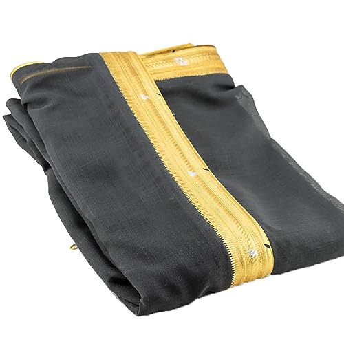 Image of Summer Formal Khashiyah Abaya (Bisht) with Exquisite Embroidery
