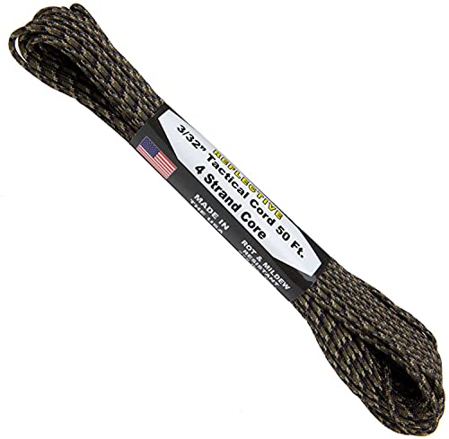 アトウッドロープ アウトドア キャンプ 万能ロープ タクティカルコード リフレクティブウッドランド 15m 44045