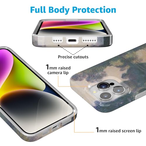 Coque iPhone 15 Pro MagSafe Casely étui classique motif Monet The Met
