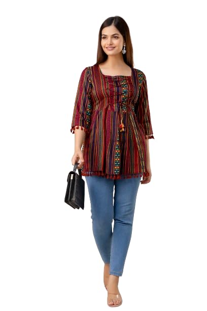 Image of Printed Top for Women&Girls