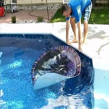 Skip's Garage Decorative Pool Art - Mosaic Pool Mat - 30+ Designs - Easy to Install and Remove - No Adhesives