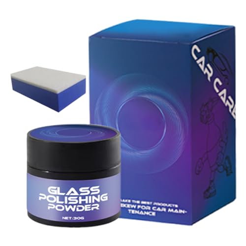 ガラスポリッシャー | 車用スクリーン研磨クリーナー | 効率的なカーウィンドウウィンドシールドクリーニングパウダー オイルフィルムクリーナー用