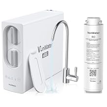 V2-600N Reverse Osmosis Water System, with RO Replacement Filter, 600GPD RO Water Filtration System, 21 Pure to Drain, NSF/ANSI 372 Certified
