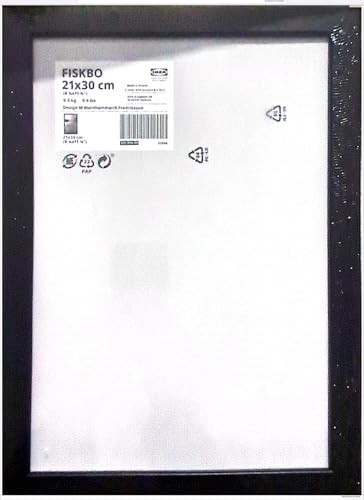 FISKBO Frame 8 1/4-by-11 3/4-inch Simple Frame for documents or Photographs, Multiple Colour (1, Black)