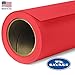 Savage Seamless Paper Photography Backdrop - Color #8 Primary Red, Size 53 Inches Wide x 36 Feet Long, Backdrop for YouTube Videos, Streaming, Interviews and Portraits - Made in USA