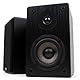 Micca MB42 Regallautsprecher für Heimkino-Surround-Sound, Stereo und Passive Nahfeldmonitore, 2-Wege (Schwarz, Paar)