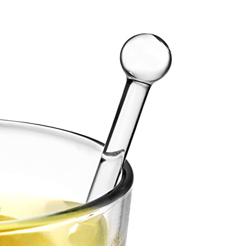 bar@drinkstuff Cristal Barras de agitación  Set de 6  Bebidas agitadores de Cristal, agitadores de cóctel, Cristal agitadores