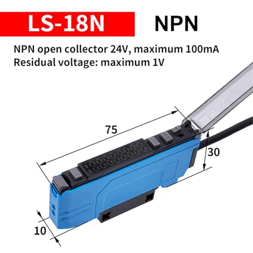 Capteur photoélectrique LS04-18N NPN à faisceau diffus pour ajustement micrométrique