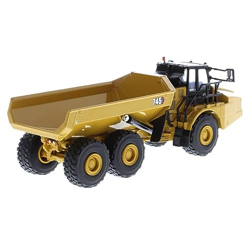 Diecast Masters 1:64 Cat 745 Articulated Truck, 6.75 x 2.75 x 2.5 in, Metal & Plastic, Yellow