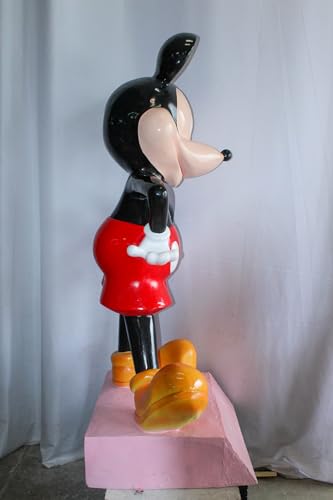 Estatua Grande de Ratón Cartoon de 6 Pies en Resina miniatura 5