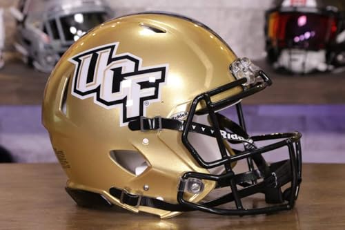 UCF Knights Speed Authentic Helmet - Gold