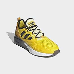 adidas Tênis masculino Ninja ZX 2K Boost, Amarelo/Ouro Legacy