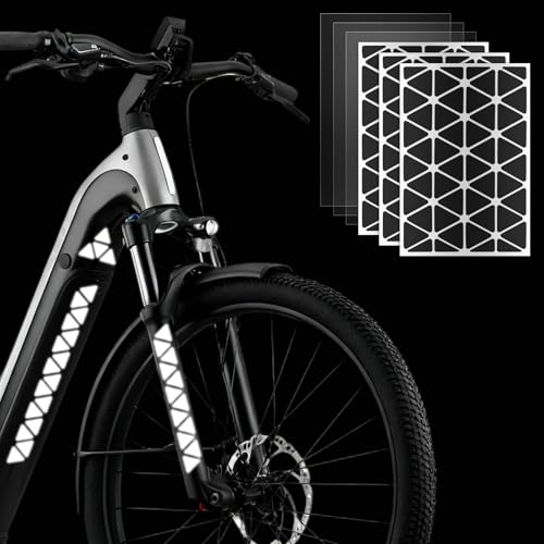 VUTYNKO Fahrrad Reflektoren Aufkleber 3er Set Reflektierende Aufkleber Selbstklebende Wasserdicht Reflektoren Sticker Set für Fahrrad Helm Wagen Roller Motorrad