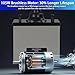 NLVYPRO MN01 Solder Fume Extractor, 105W Strong Suction 255m³/h, LCD Display & Remote, 3-Layer Filter System with 10 Extra Filters, Perfect for Nail Salons & Desktop Soldering Smoke Removal