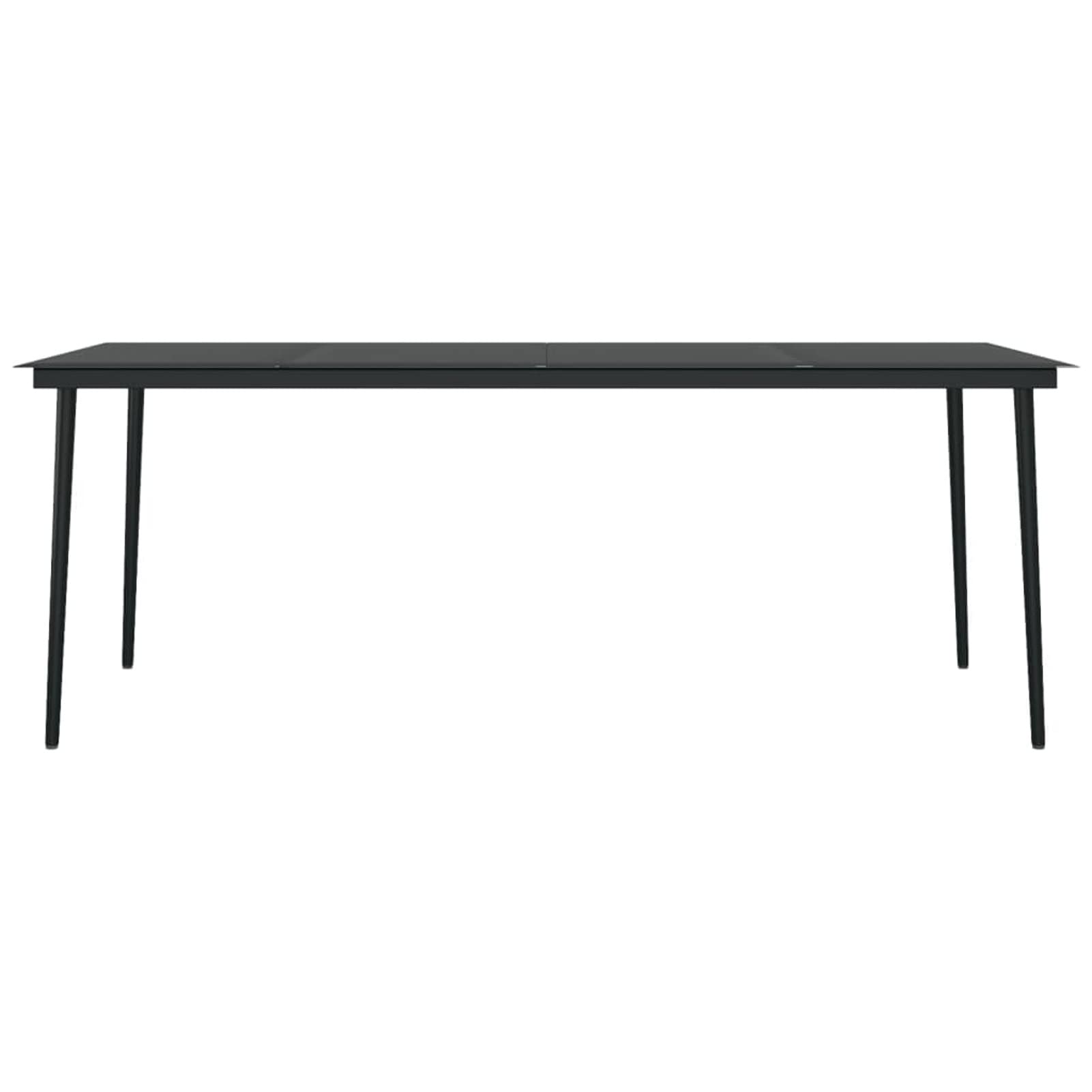 3099370 Set da Pranzo da Giardino 9 pz con Cuscini Nero Testata in Legno,Testata Letto Matrimoniale Muebles Dormitorio Spalliera Letto Testiere per Letto Matrimoniale