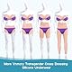 Vnmcry 2.0 Pro Silikon Briefs Weibliches Aussehen Gefälschte Vagina mit Katheter Erotische Slips Versteckende Gaff für Herren Transgender Crossdresser (ohne Haare, Helle Haut - Größe M)