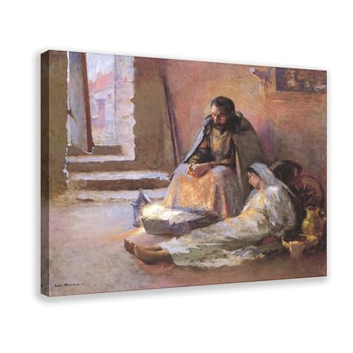 Impression sur toile La Nativité pour un intérieur plein de sérénité